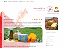 Tablet Screenshot of jabonesnura.com